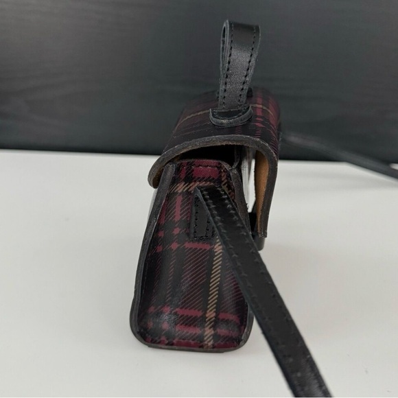 PATRICIA NASH Tartan Beet Mini Bag Crossbody Strap NWT - Picture 7 of 10